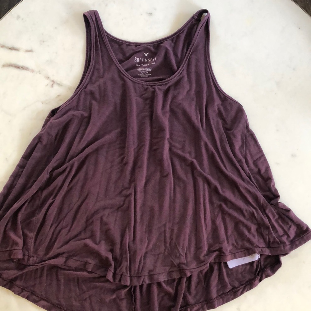 American Eagle Soft & Sexy Purple Tank